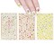 Wrapables 3 Sheets Lemon Fruit Cupcakes & Macaroons Nail Art Fruits & Cupcakes Nail Stickers